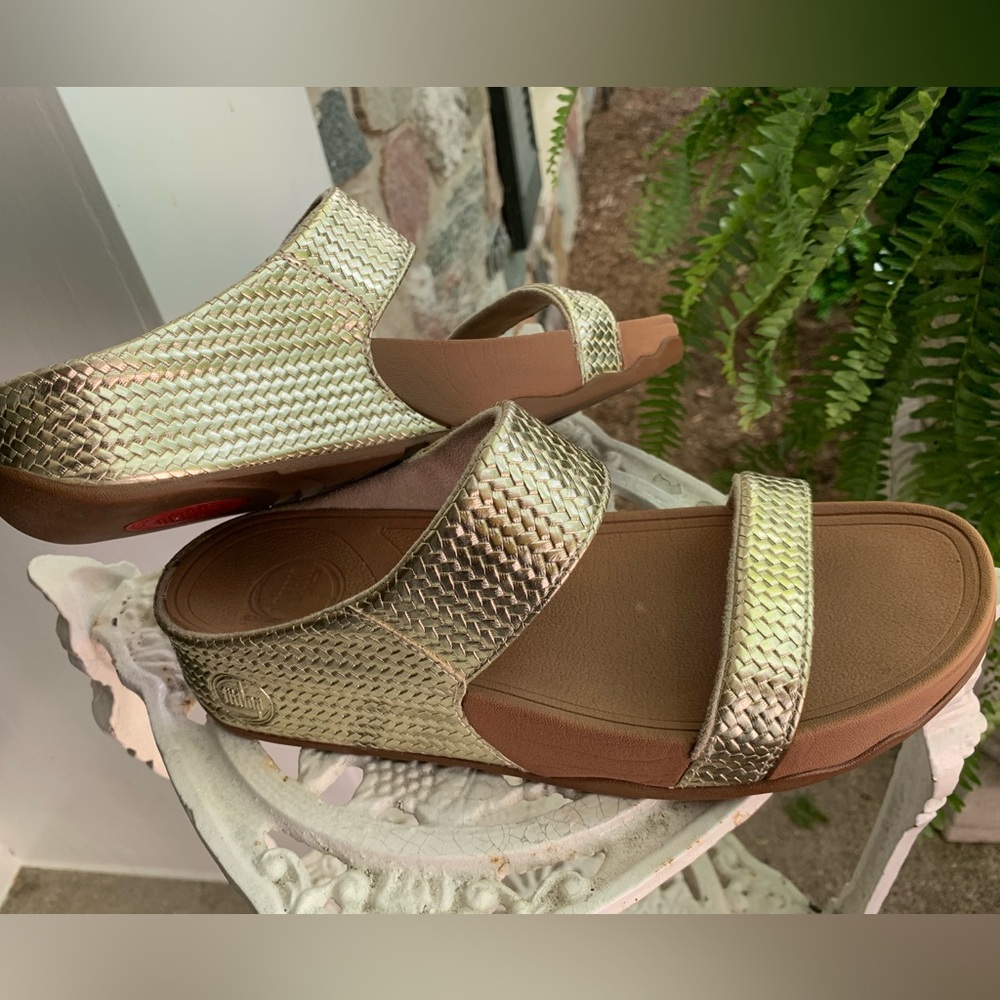 Fitflop Metallic Gold Sandals